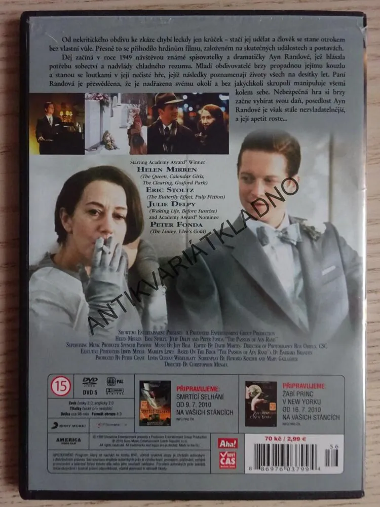 POSEDLOST AYN RANDOVÉ, DVD FILM