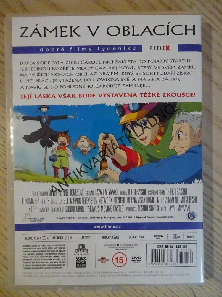 ZÁMEK V OBLACÍCH, DVD FILM