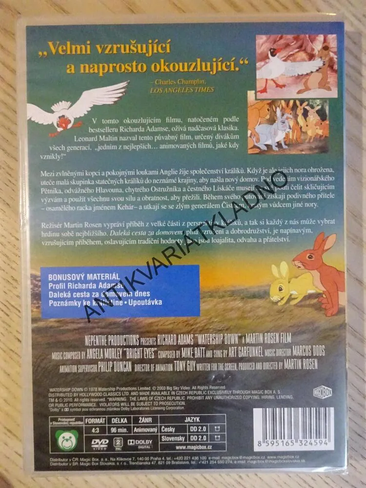 DALEKÁ CESTA ZA DOMOVEM, DVD FILM
