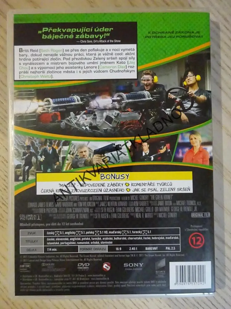 ZELENÝ SRŠEŇ, DVD FILM
