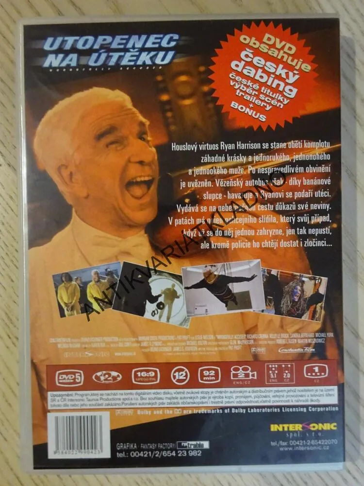 UTOPENEC NA ÚTĚKU, DVD FILM