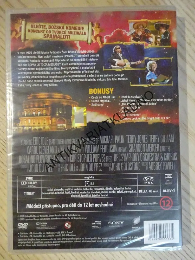 COPAK JE TO ZA MESIÁŠE, MONTHY PYTHON, DVD FILM