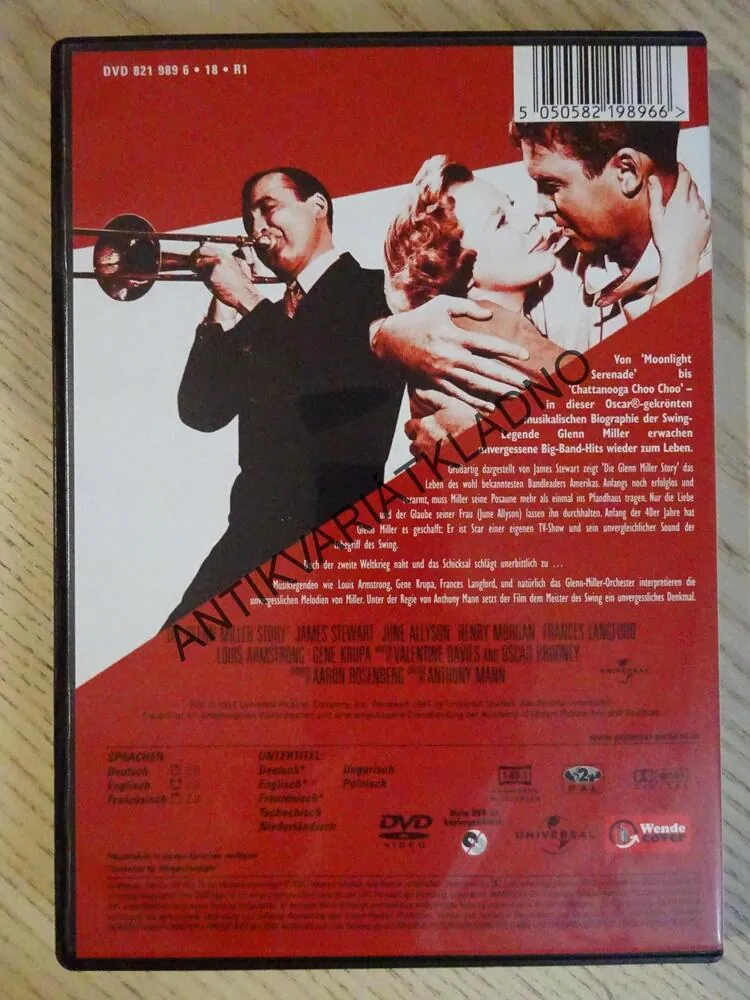 DIE GLENN MILLER STORY, DVD FILM
