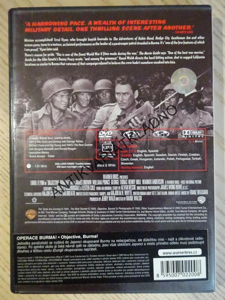 OBJECTIVE BURMA, DVD FILM