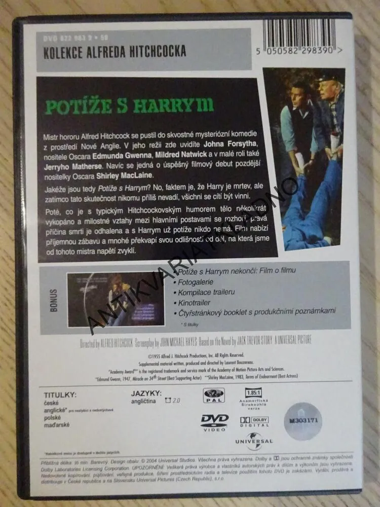 POTÍŽE S HARRYM, DVD FILM