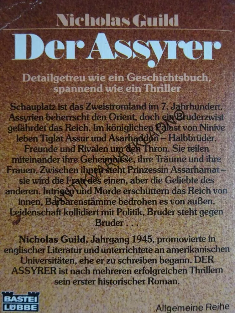 DER ASSYRER, NICHOLAS GUILD, **an
