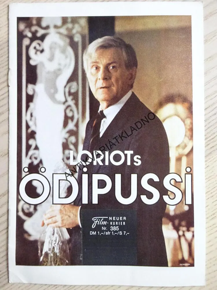 SONNTAGSKAPITÄNE, DER KÖNIG UND DER VOGEL, LORIOTS ÖDIPUSSI, ČASOPIS, NĚMECKY, FILMOVÝ PROGRAM, 3 KUSY