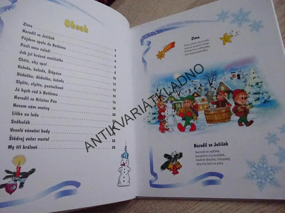 JEŽÍŠEK VÁNOČNÍ KOLEDY A ŘÍKADLA, **an