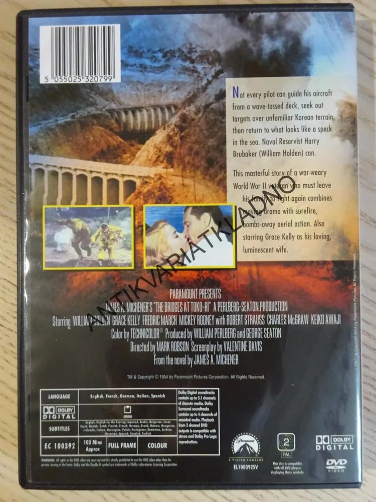 MOSTY NA TOKO-RI, DVD FILM
