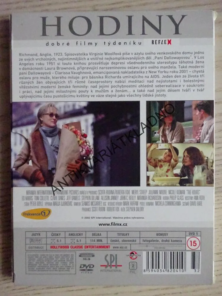 HODINY, DVD FILM
