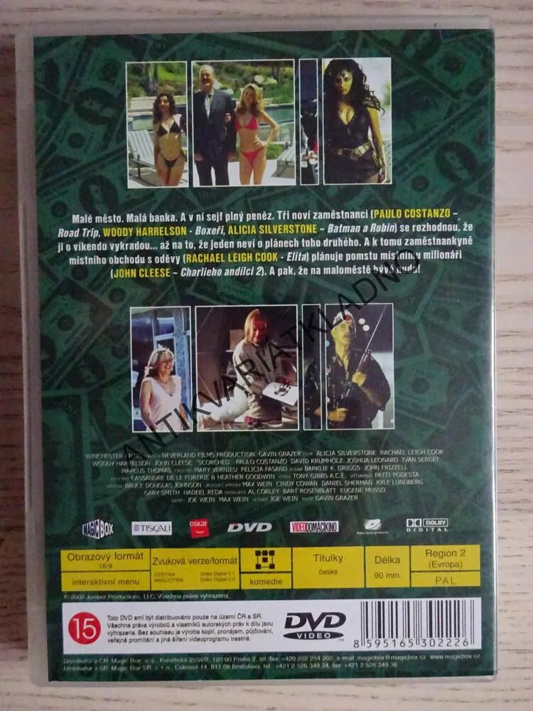 BLÁZNIVEJ SEJF, DVD FILM