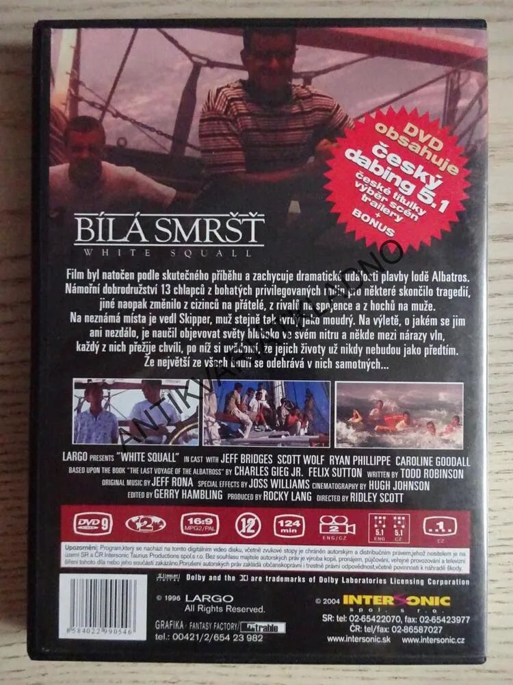 BÍLÁ SMRŠŤ, DVD FILM