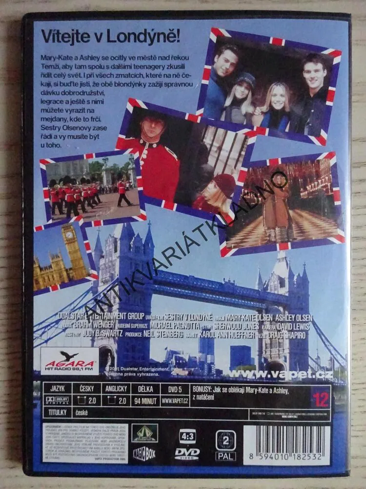 SESTRY V LONDÝNĚ, DVD FILM