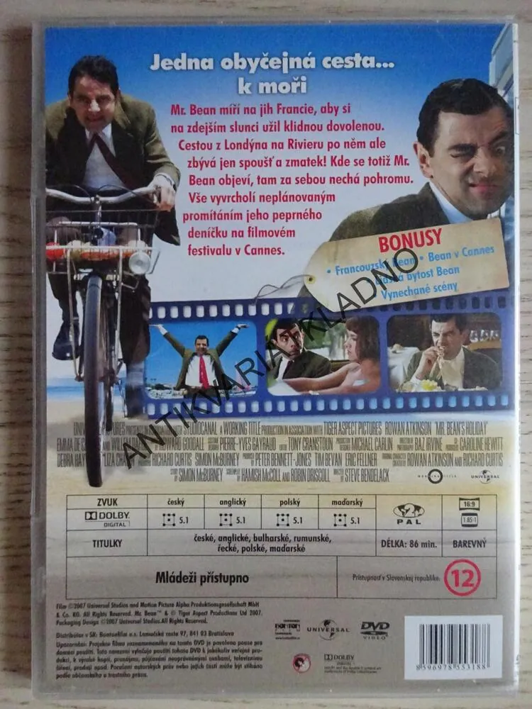 PRÁZDNINY PANA BEANA, DVD FILM