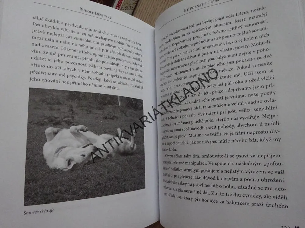 JAK POZNAT PSÍ DUŠI, RUDOLF DESENSKÝ, **an