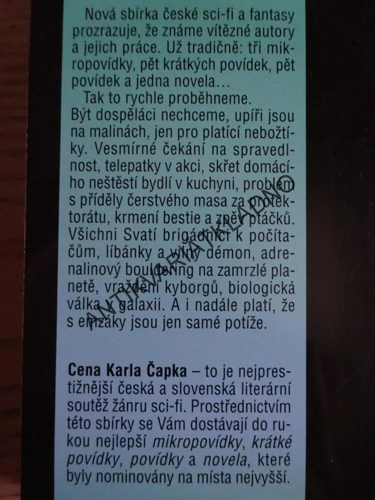 MLOK, NEJLEPŠÍ SCI-FI A FANTASY POVÍDKY ROKU 2019, **an