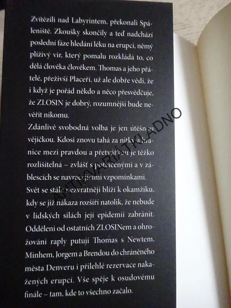 VRAŽEDNÁ LÉČBA, JAMES DASHNER, **an