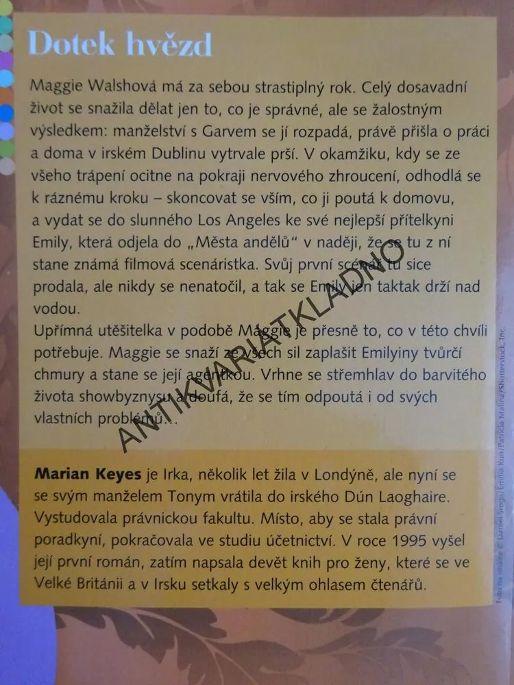 DOTEK HVĚZD, MARIAN KEYES, **an