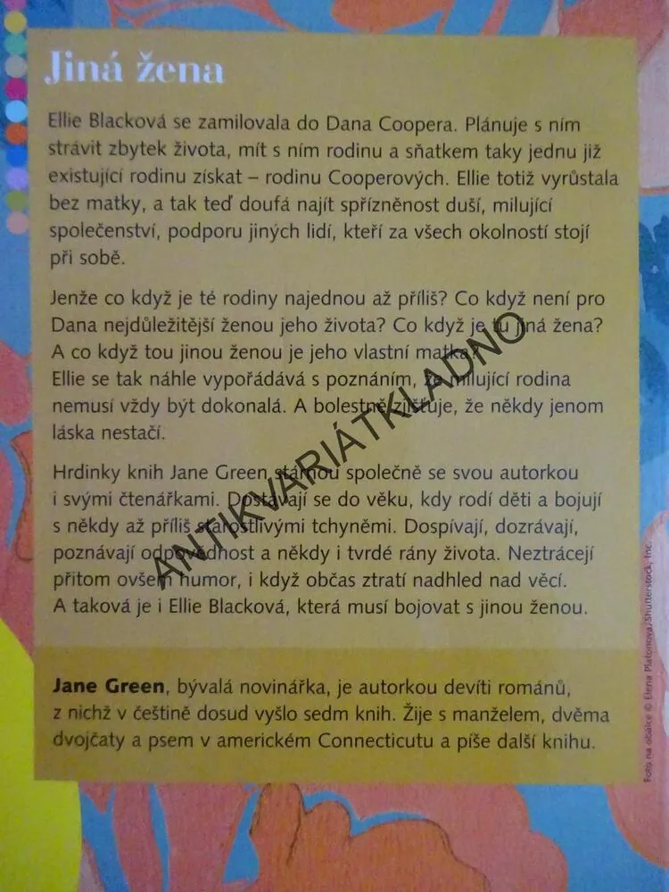 JINÁ ŽENA, JANE GREEN, **an
