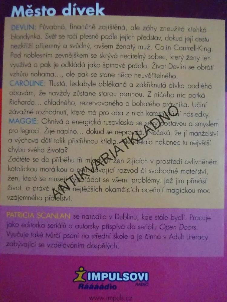 MĚSTO DÍVEK, PATRICIA SCANLAN, **an