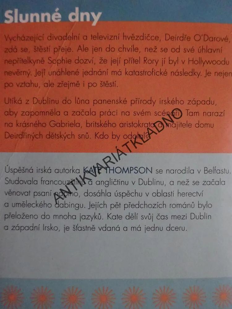 SLUNNÉ DNY, KATE THOMPSON, **an