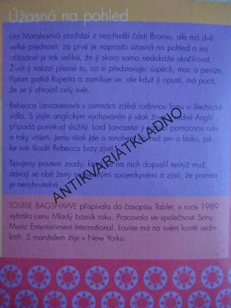 ÚŽASNÁ NA POHLED, LOUISE BAGSHAWE, **an