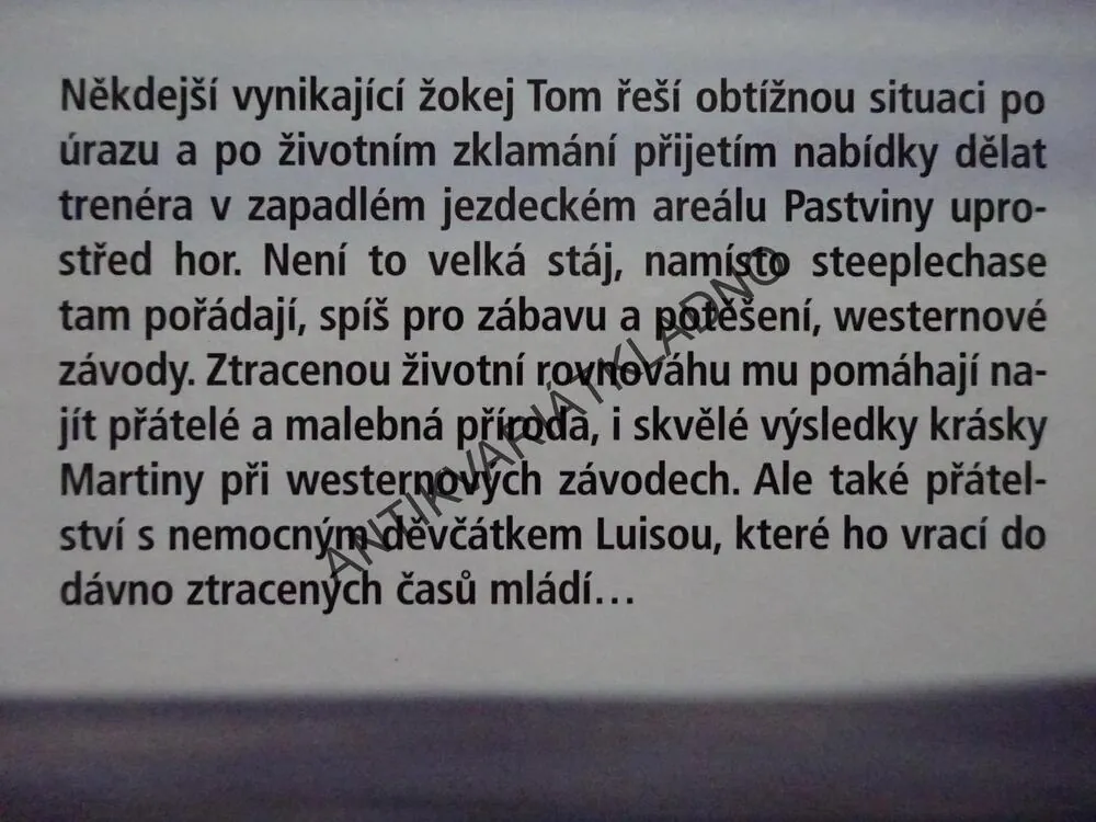 NEJTĚŽŠÍ PŘEKÁŽKA, RICHARD SOBOTKA, **an