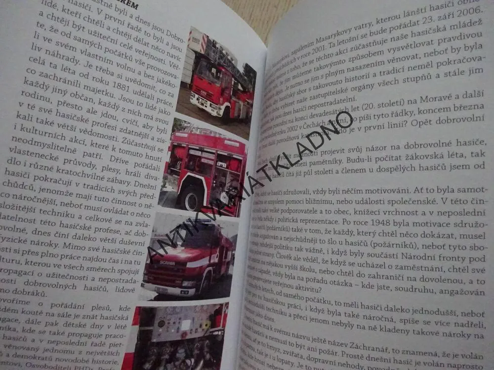 CO JSTE HASIČI, CO JSTE DĚLALI NA LÁNECH A VE VAŠÍROVĚ, FRANTIŠEK POŠTA, ROK 1881-2006, OKRES KLADNO, **an