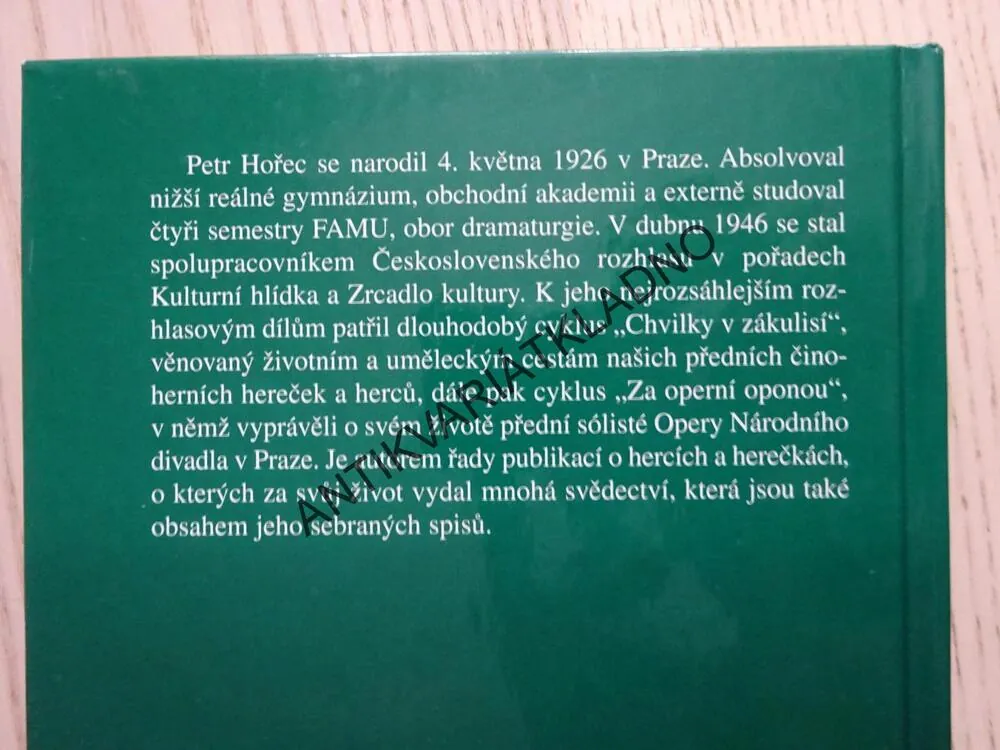 SEBRANÉ SPISY I., PETR HOŘEC, **an