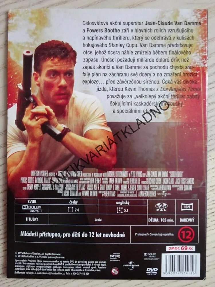 NÁHLÁ SMRT, DVD FILM
