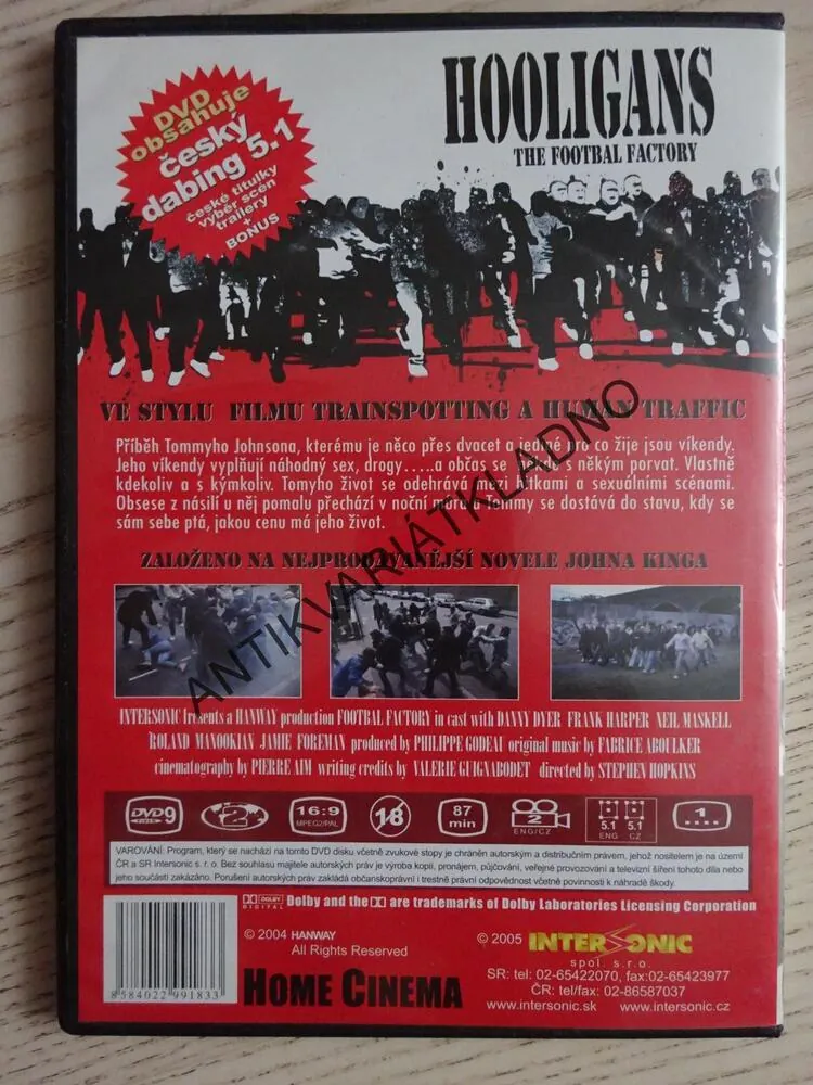 HOOLIGANS, DVD FILM  