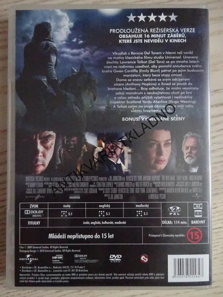 VLKODLAK, DVD FILM