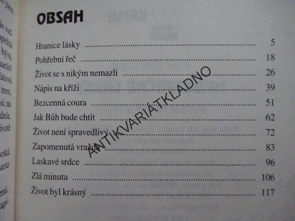 NEBEZPEČNÉ LÁSKY, JOSEF KRATOCHVÍL, **an