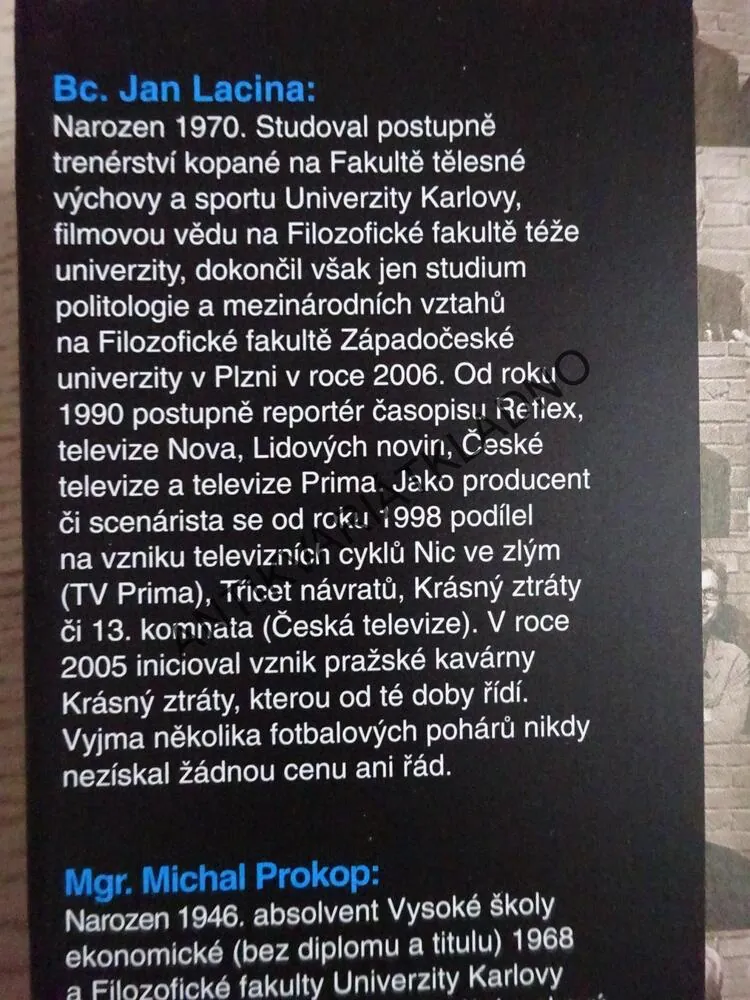 KRÁSNÝ ZTRÁTY 2, JAN LACINA, MICHAL PROKOP, **an