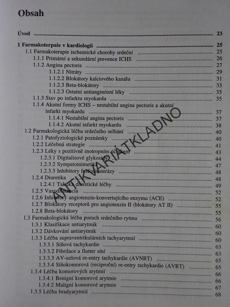 FARMAKOTERAPIE VNITŘNÍCH NEMOCÍ, JOSEF MAREK A KOLEKTIV, **an