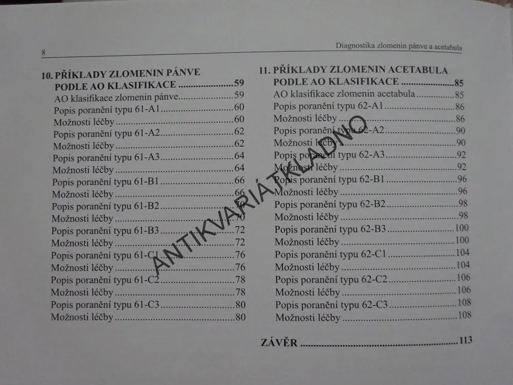 DIAGNOSTIKA ZLOMENIN PÁNVE A ACETABULA, CHMELOVÁ A KOLEKTIV, **an