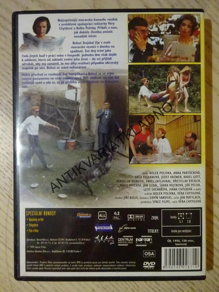 DĚDICTVÍ ANEB KURVAHOŠIGUTNTAG, DVD FILM
