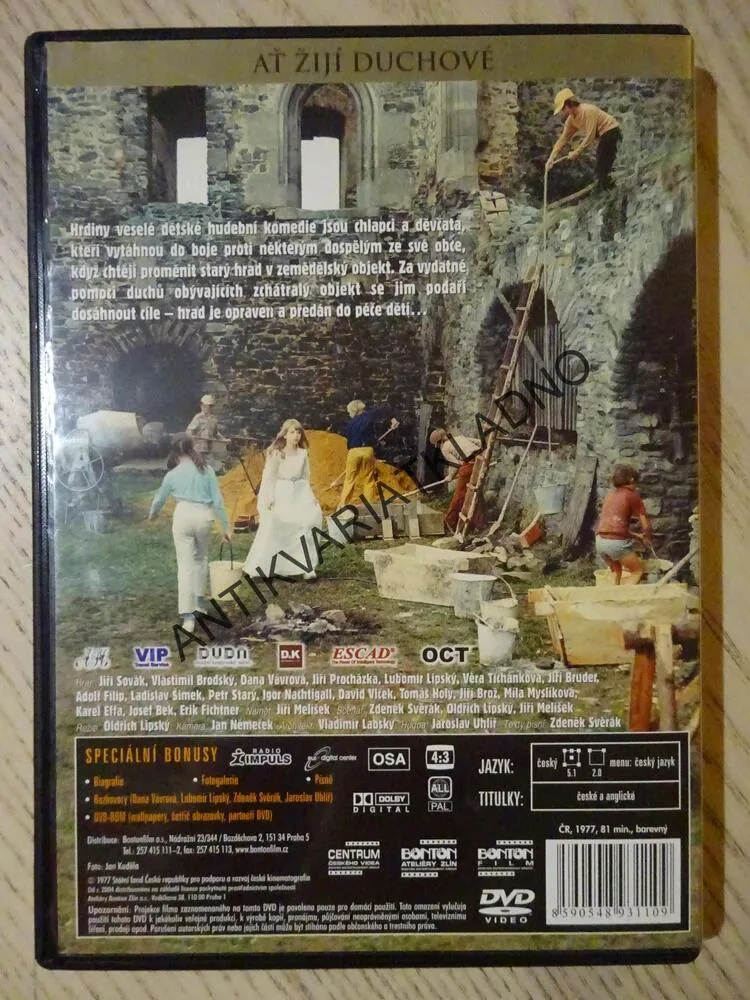 AŤ ŽIJÍ DUCHOVÉ, DVD FILM 