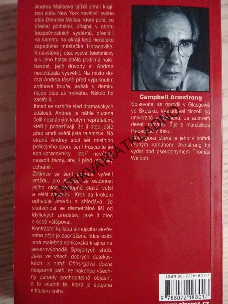 CHIRURGOVA DCERA, THOMAS WELDON, **an