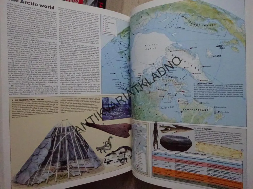 PAST WORLDS, THE TIMES ATLAS OF ARCHAEOLOGY, ANGLICKY, **an