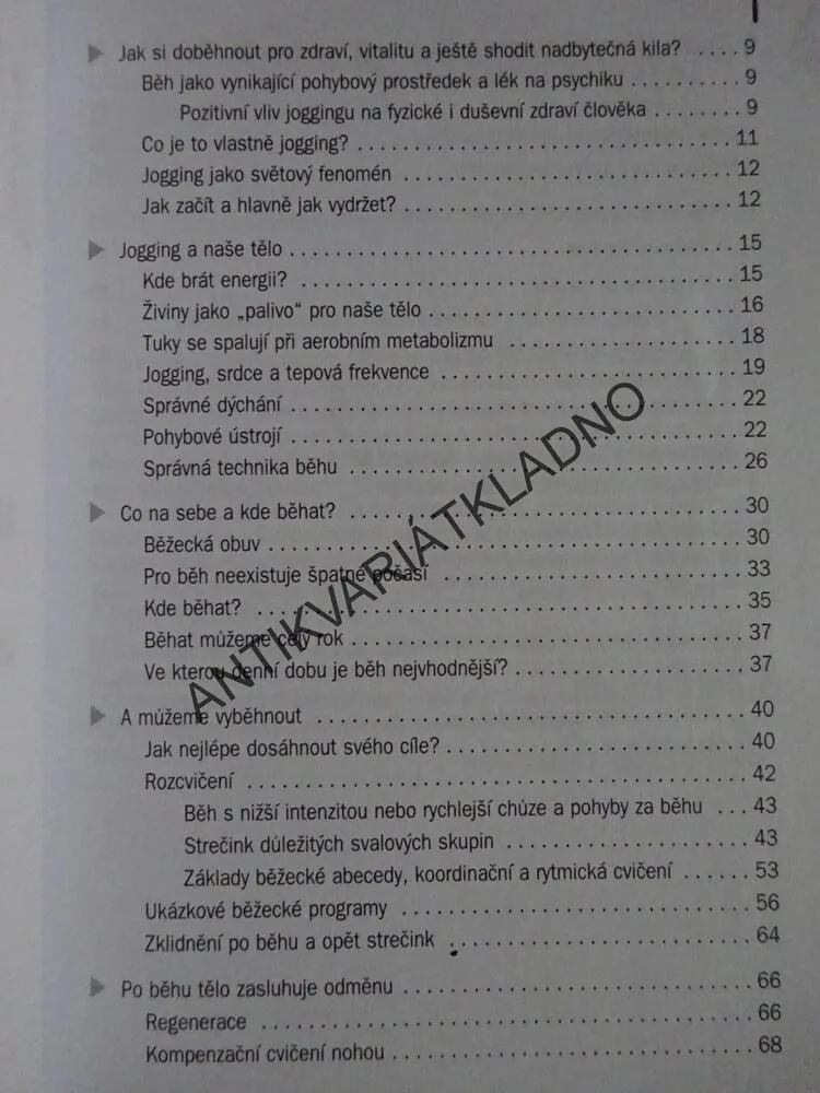JOGGING, ALEŠ TVRZNÍK, SOUMAR, **an