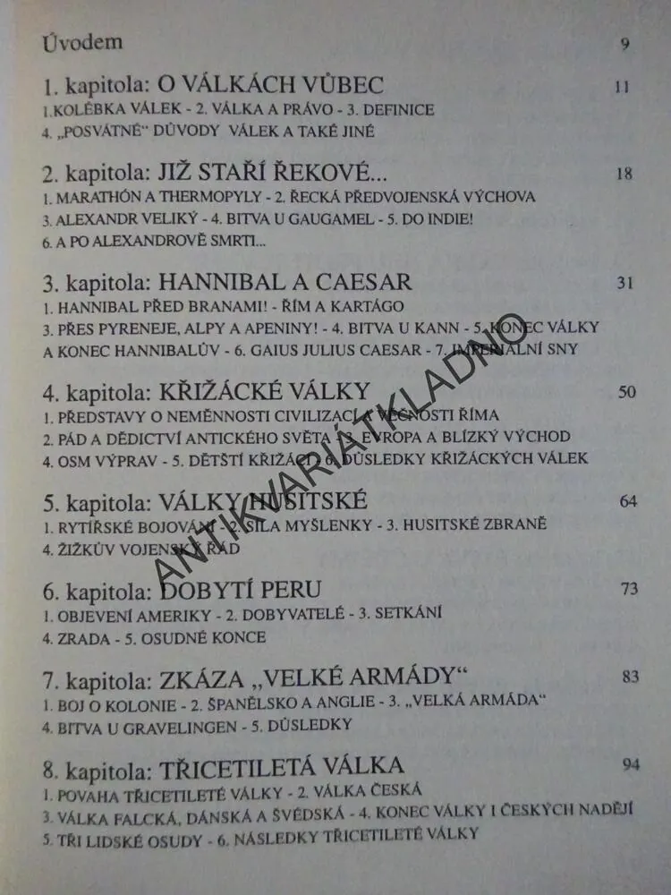 MALÉ DĚJINY VÁLEK, MILOŠ V. KRATOCHVÍL, **an