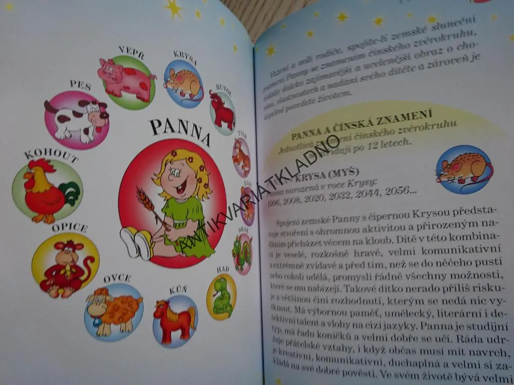 HOROSKOP VAŠEHO DÍTĚTE, PANNA, DAGMAR KLUDSKÁ, **an