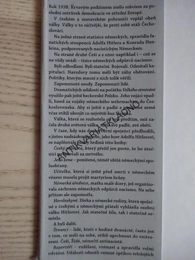 VÁLKA PŘED VÁLKOU, STANISLAV MOTL, **an