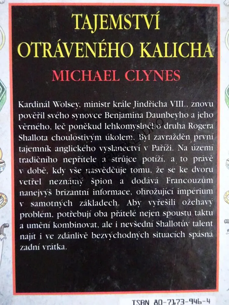 TAJEMSTVÍ OTRÁVENÉHO KALICHA, MICHAEL CLYNES, **an