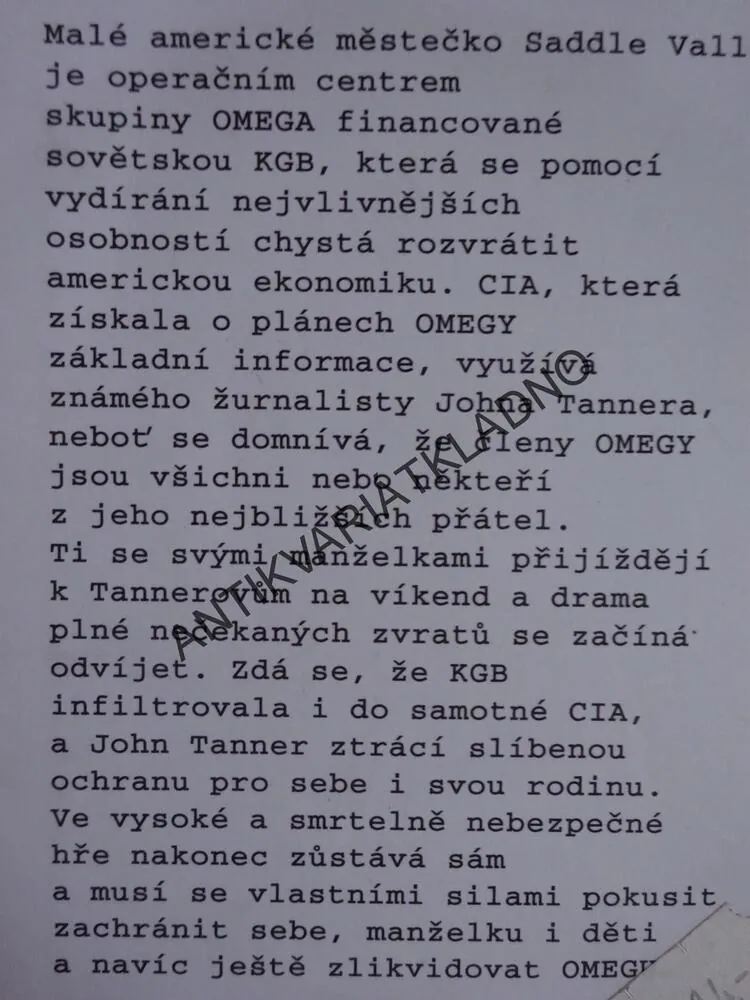 POSLEDNÍ ÚDER OMEGY, ROBERT LUDLUM, **an