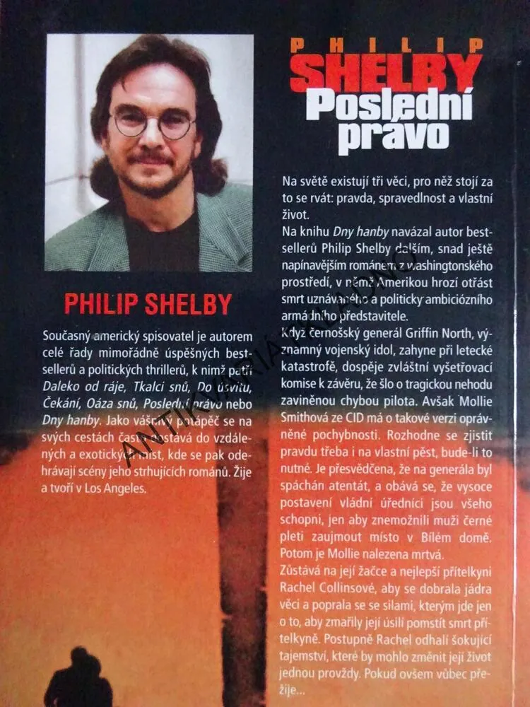 POSLEDNÍ PRÁVO, PHILIP SHELBY, **an