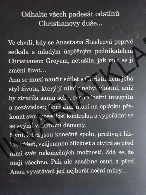 PADESÁT ODSTÍNŮ SVOBODY, E.L. JAMES, (ŠEDI), **an