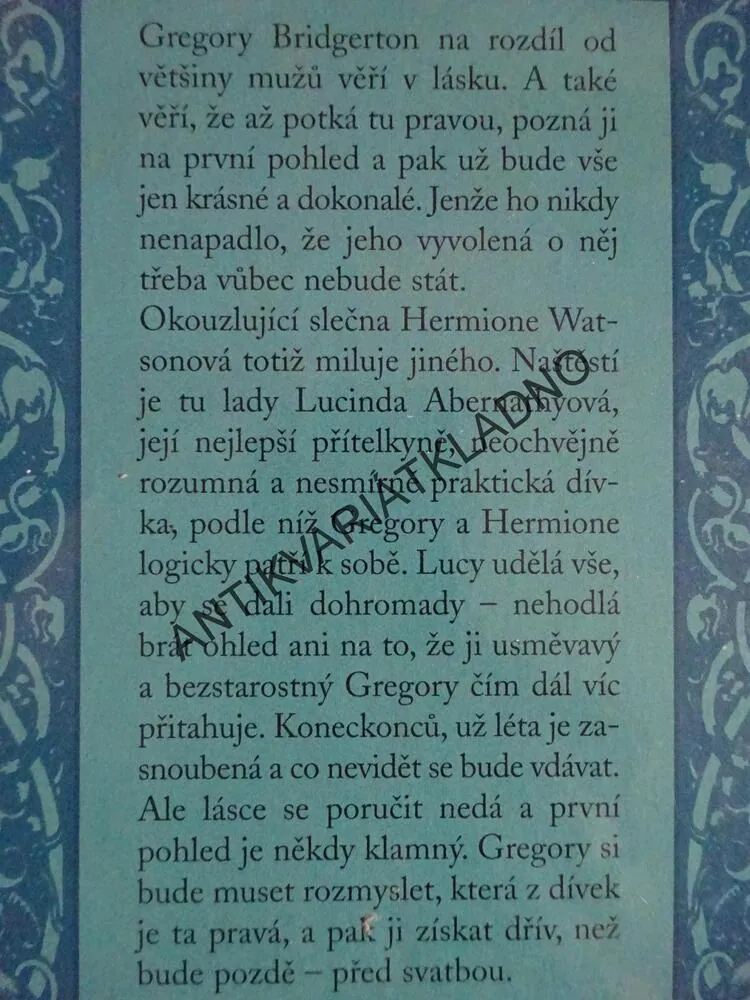 PŘED SVATBOU, JULIA QUINNOVÁ, **an