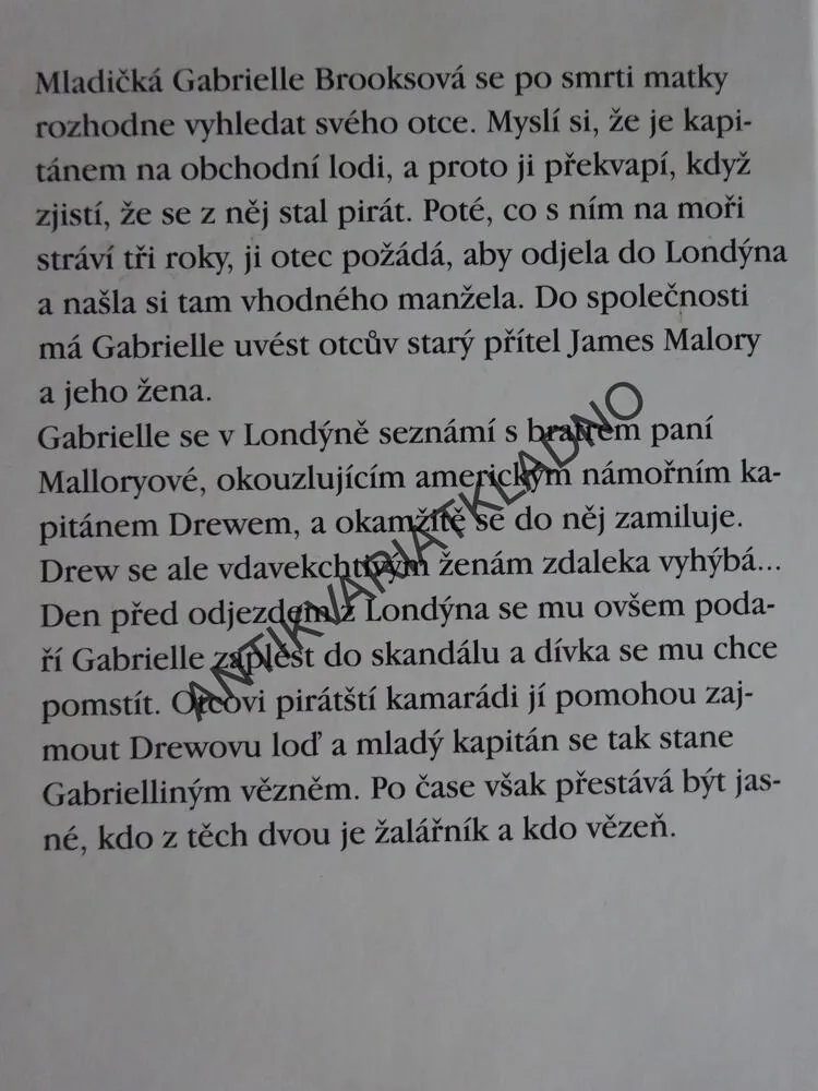 PIRÁTSKÁ NEVĚSTA, JOHANNA LINDSEYOVÁ, LINDSEY, **an